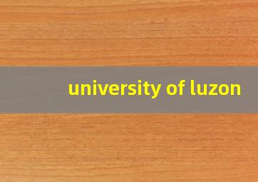 university of luzon